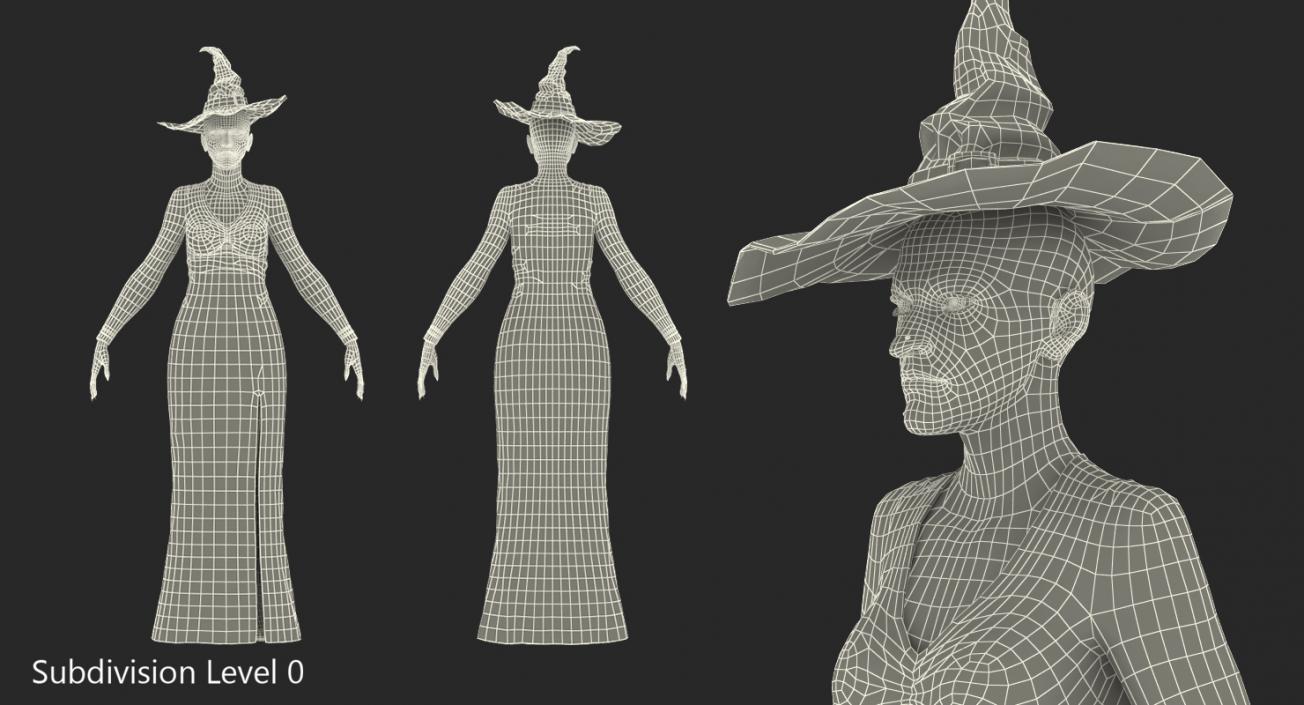 3D Witch Woman