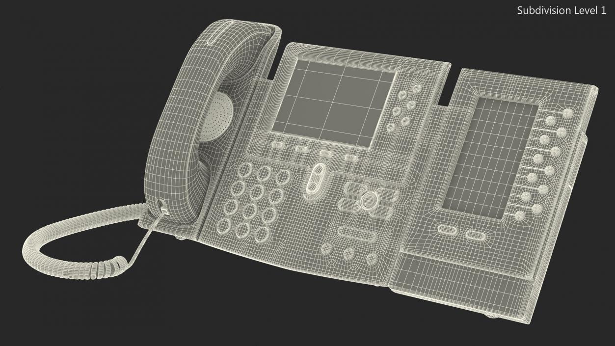 Office Desk Phone 3D