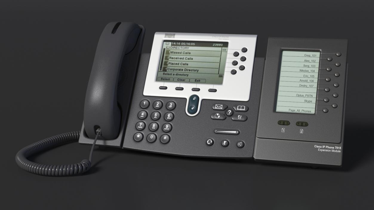 Office Desk Phone 3D