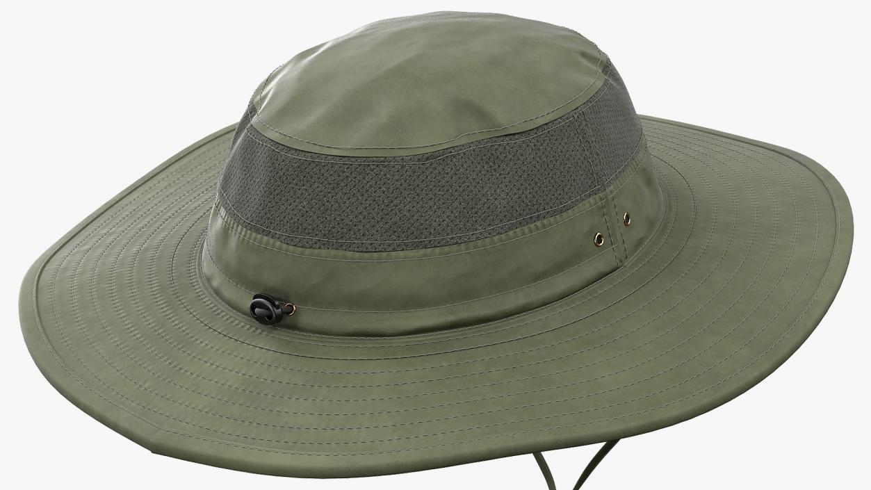 3D model Green Outdoor Fishing Hat