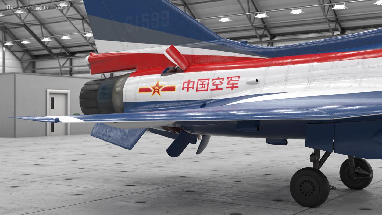 Chengdu J10 S Aerobatic Tandem Exterior Only 3D model