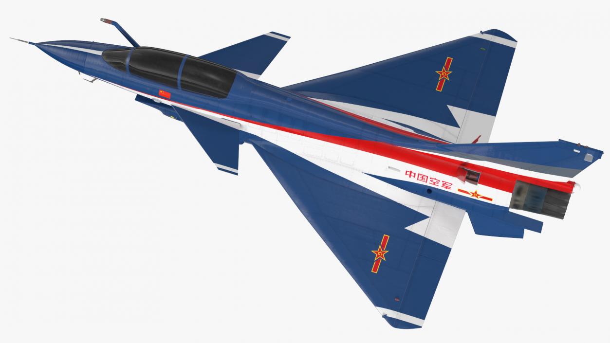 Chengdu J10 S Aerobatic Tandem Exterior Only 3D model