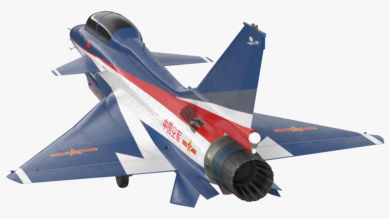 Chengdu J10 S Aerobatic Tandem Exterior Only 3D model