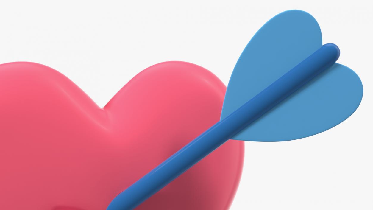 Heart with Arrow Emoji 3D