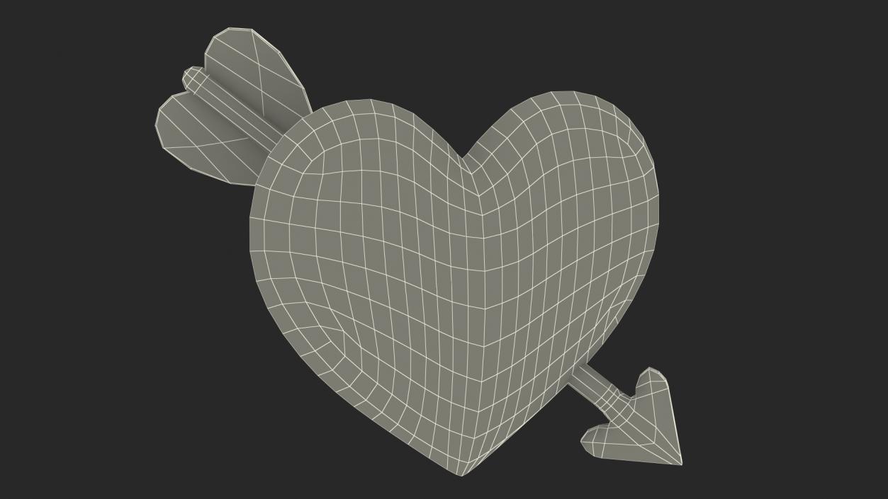 Heart with Arrow Emoji 3D