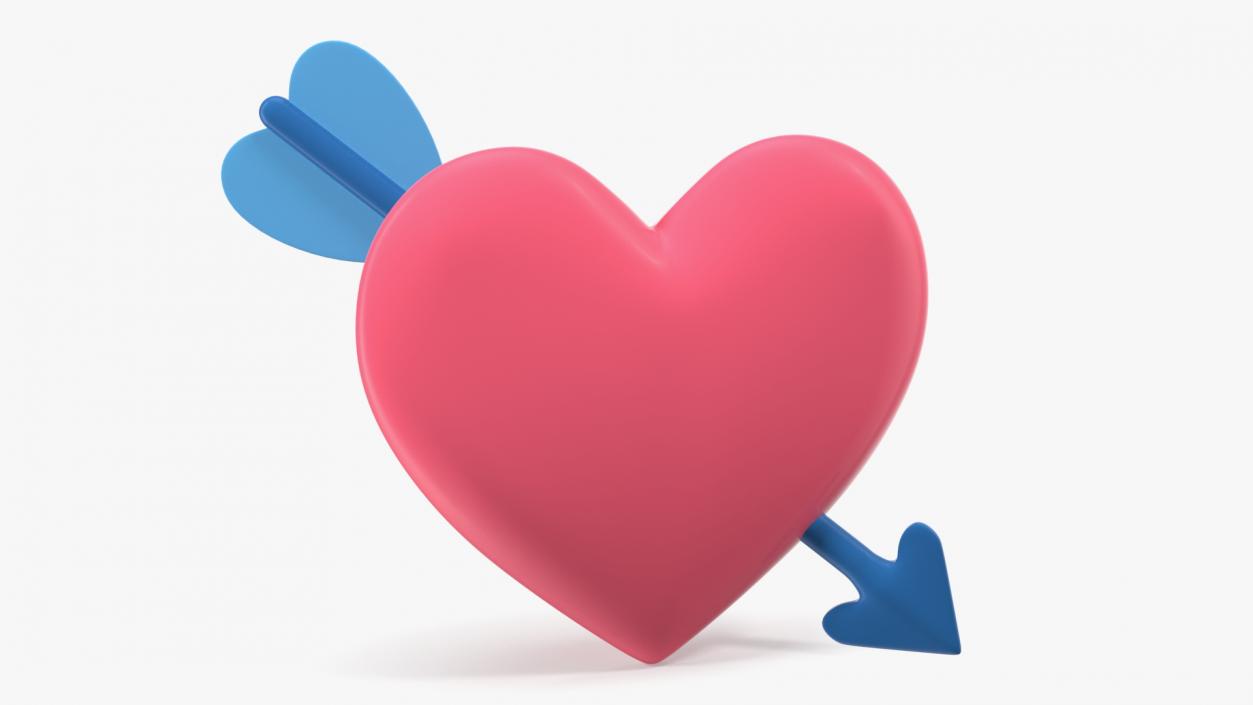 Heart with Arrow Emoji 3D