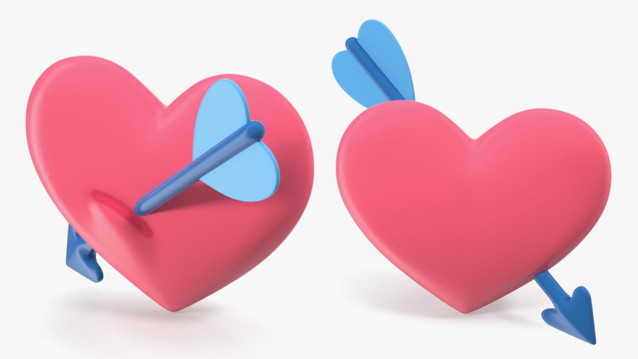 Heart with Arrow Emoji 3D