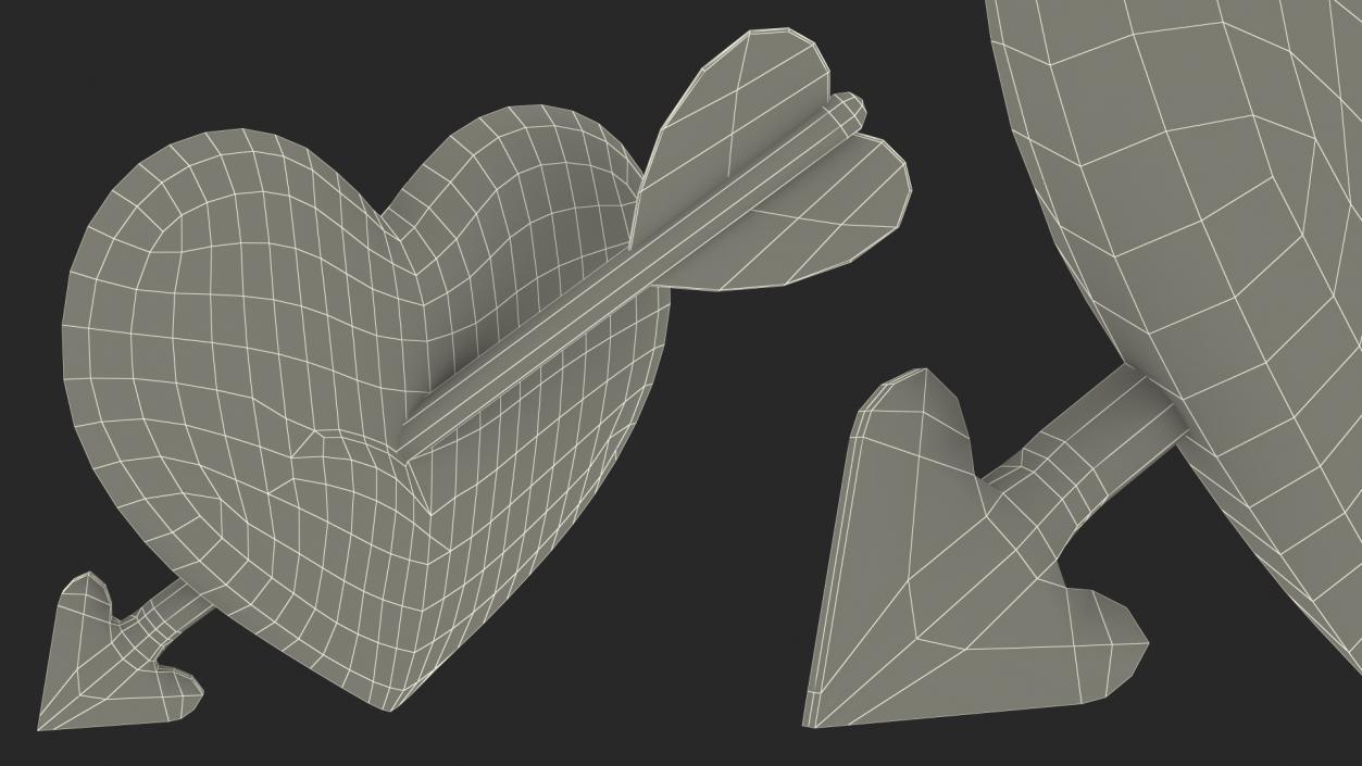 Heart with Arrow Emoji 3D