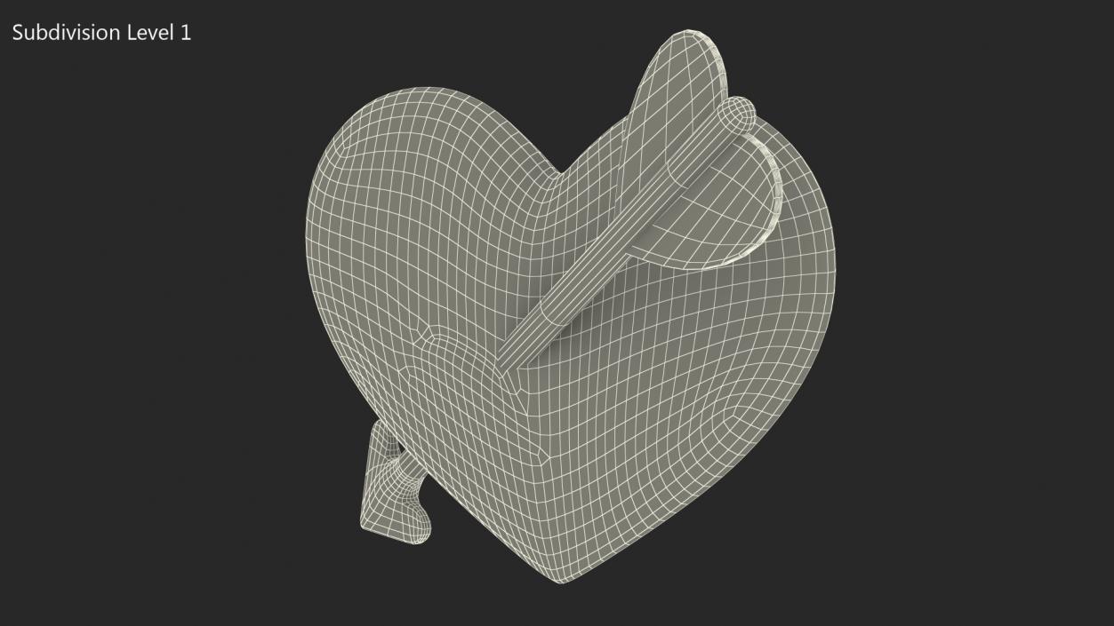 Heart with Arrow Emoji 3D