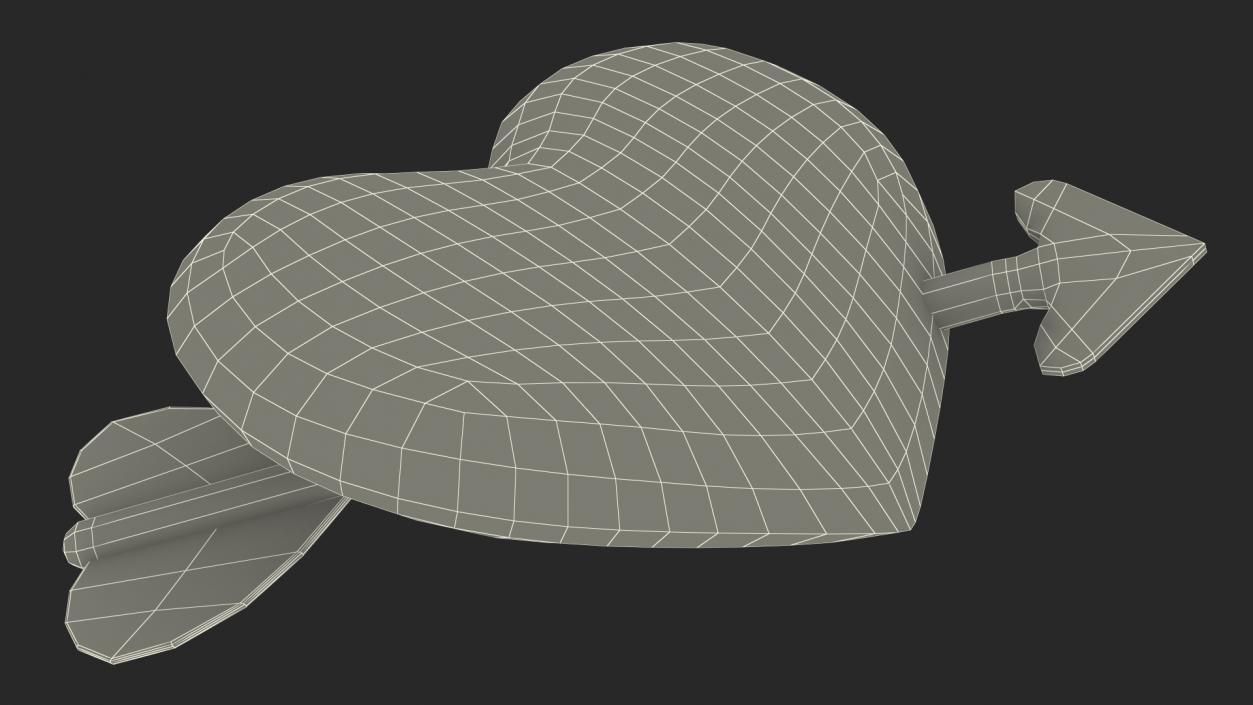 Heart with Arrow Emoji 3D