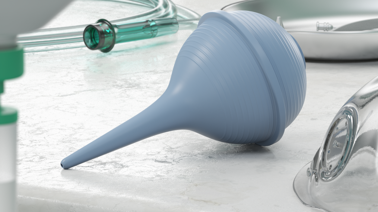 3D Nasal Bulb Syringe model