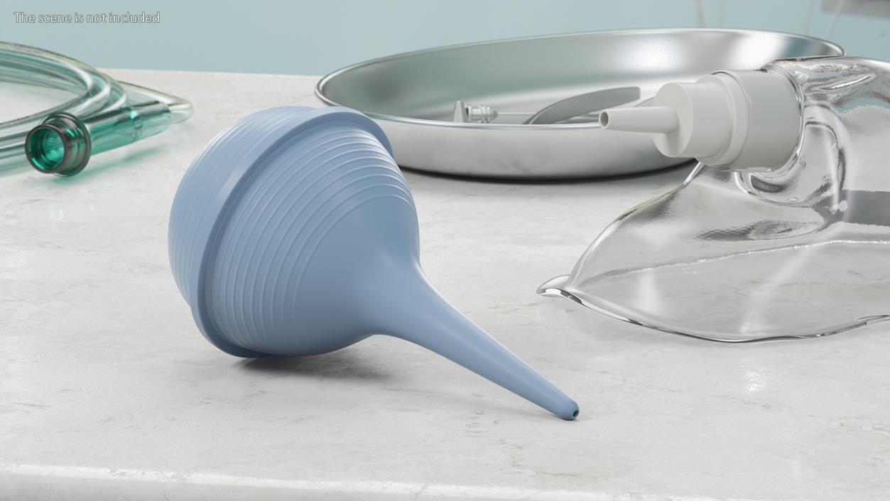 3D Nasal Bulb Syringe model