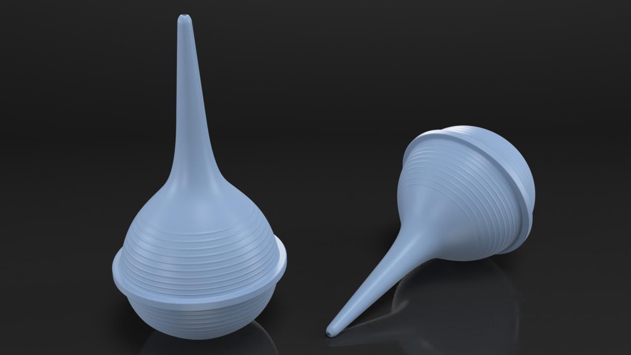 3D Nasal Bulb Syringe model