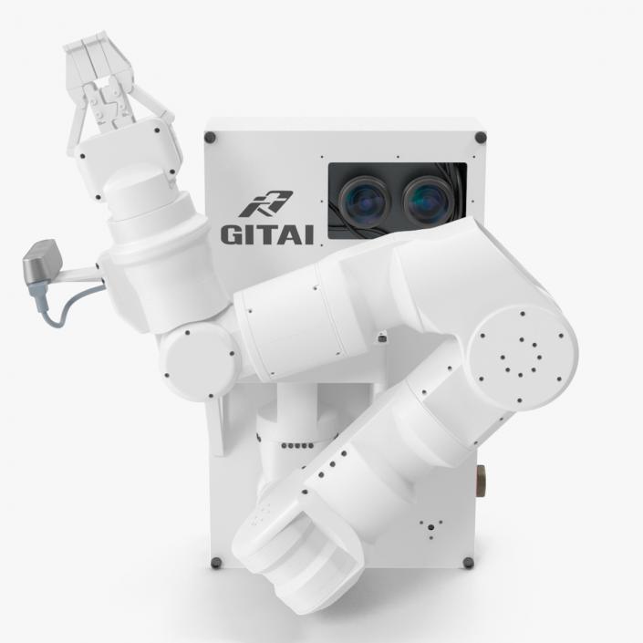 3D GITAI S1 Space Robot Rigged for Maya