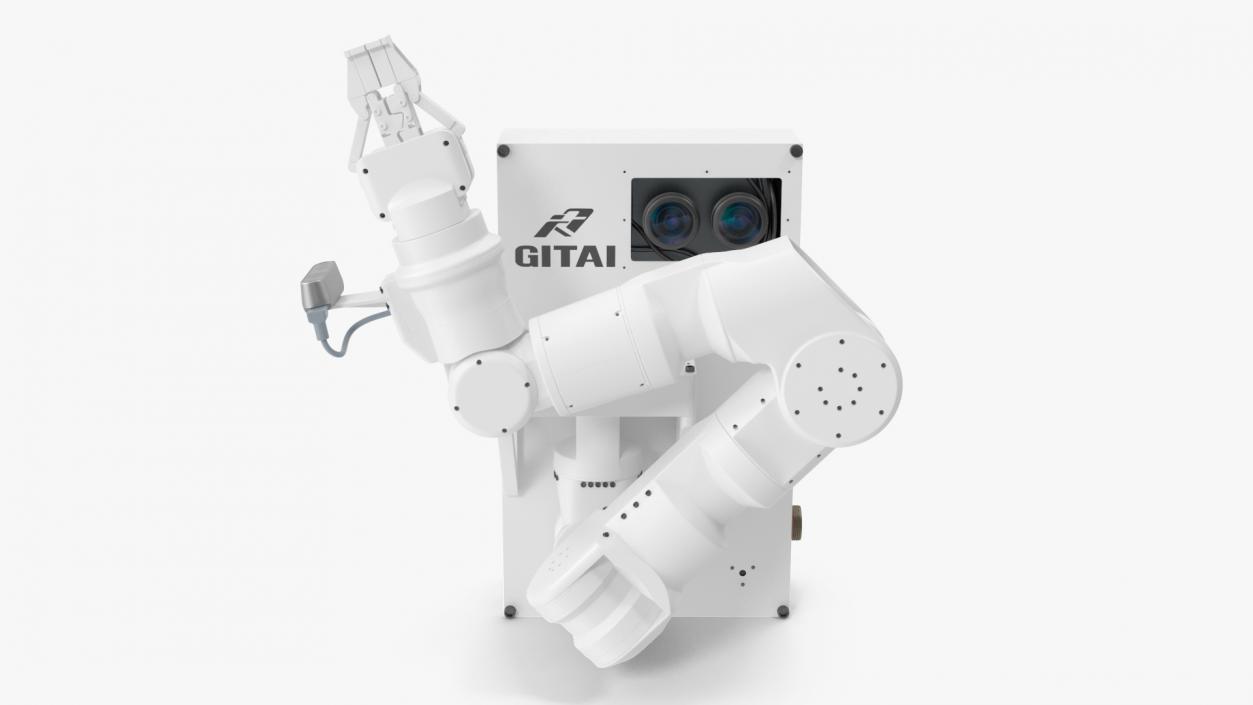 3D GITAI S1 Space Robot Rigged for Maya