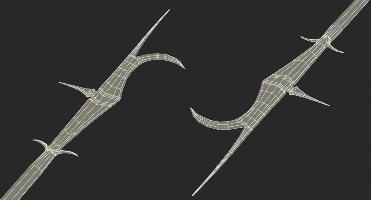 3D model Guisarme Pole Weapon