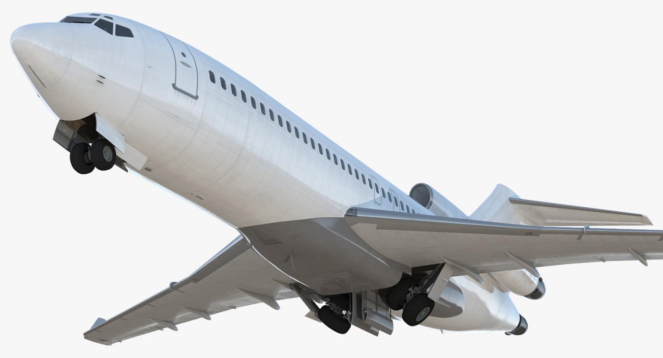 3D model Boeing 727-100 Private Generic