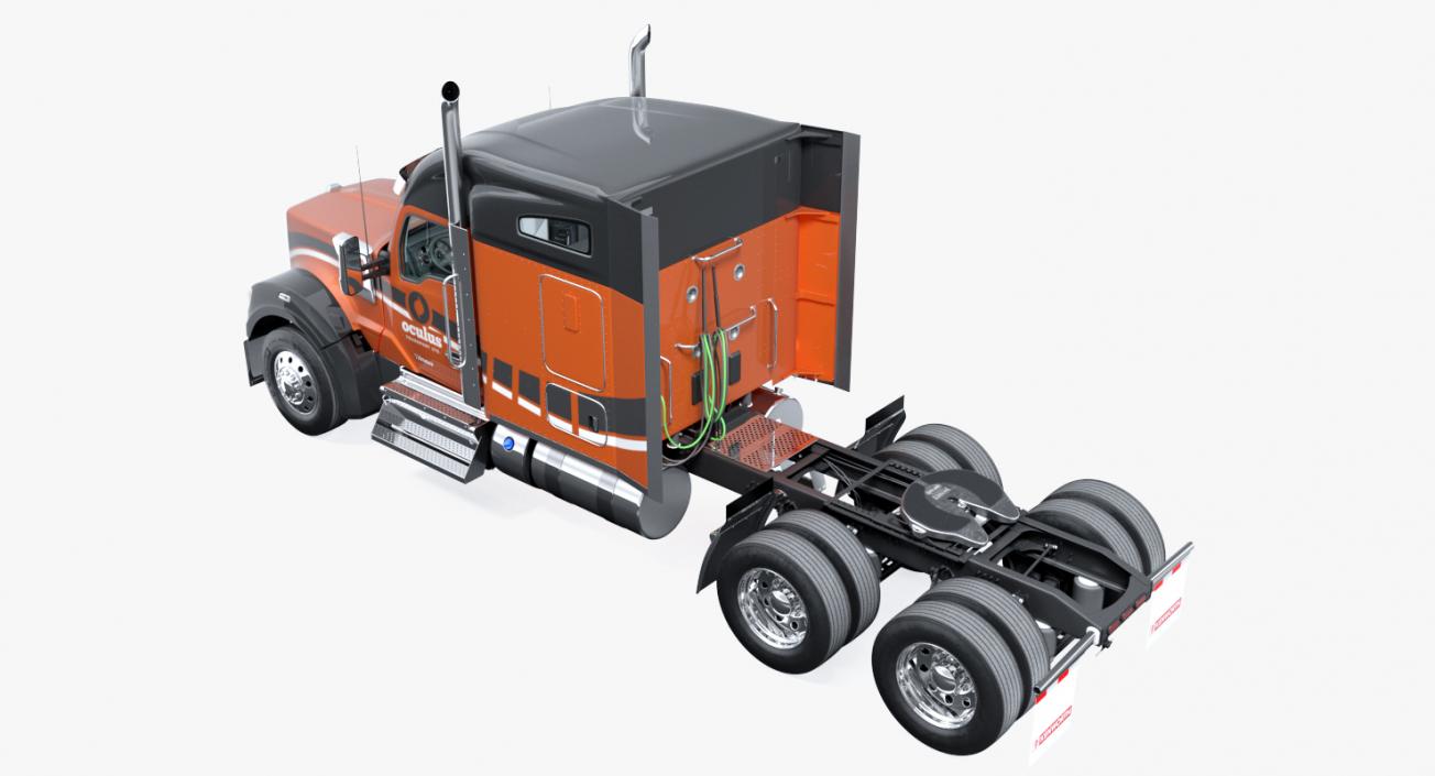 3D model Kenworth W990 Rigged