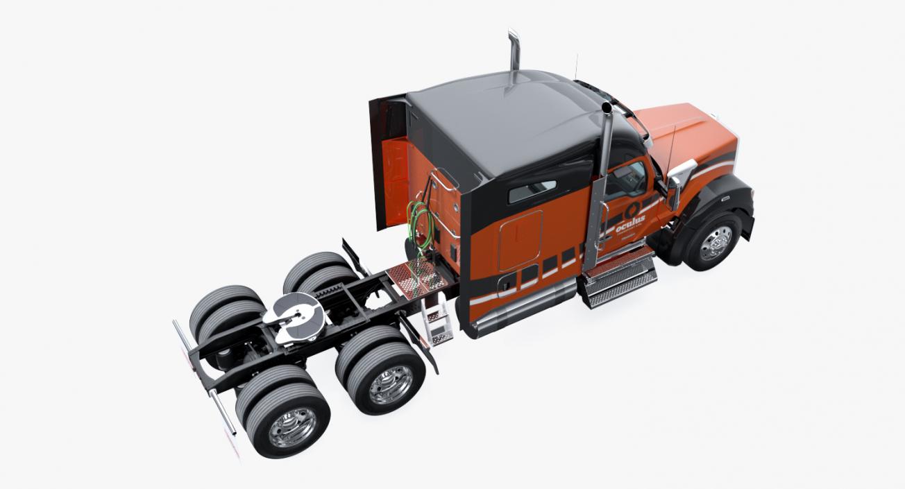 3D model Kenworth W990 Rigged