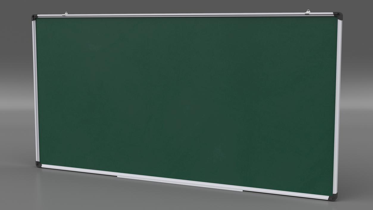 School chalkboard 3D