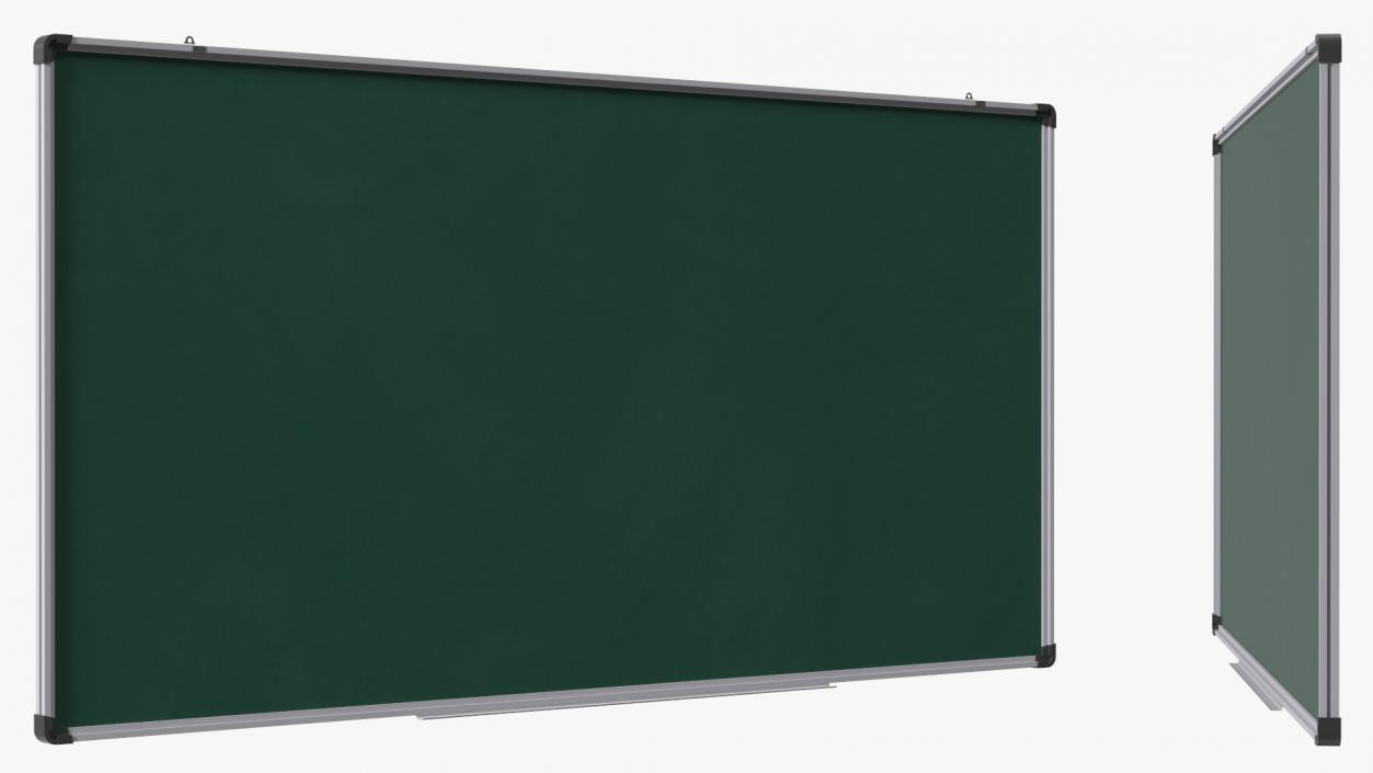 School chalkboard 3D