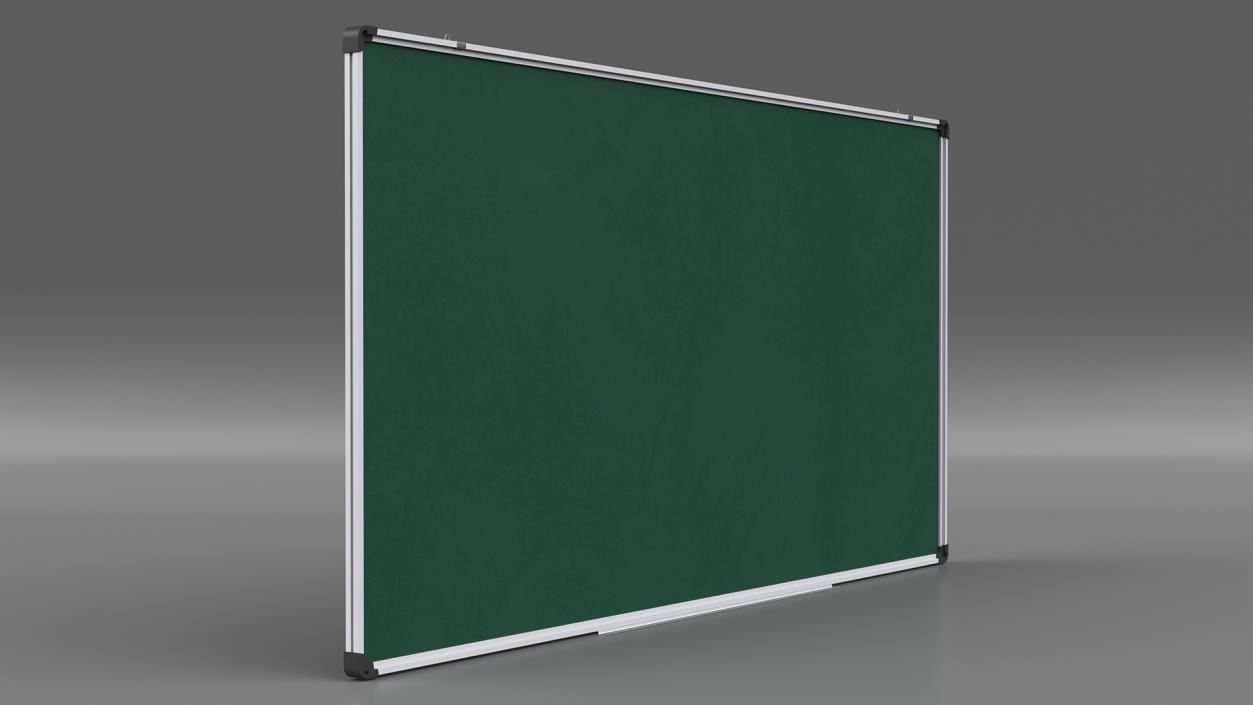 School chalkboard 3D