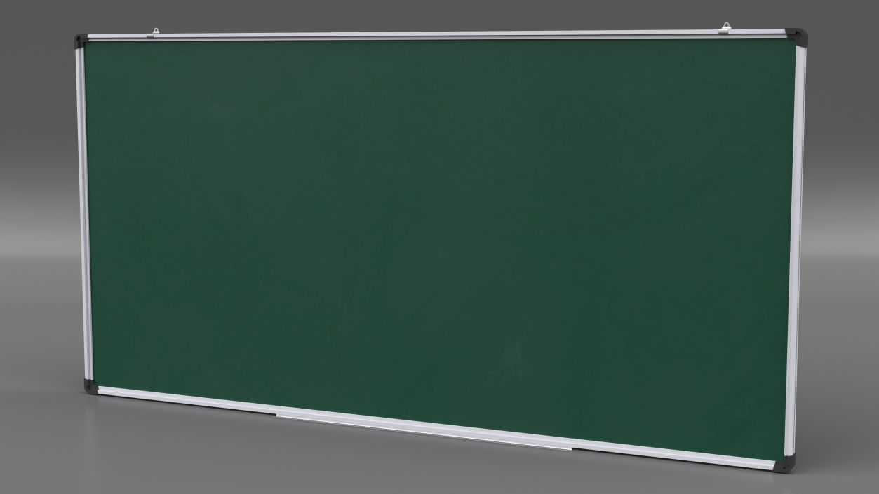 School chalkboard 3D