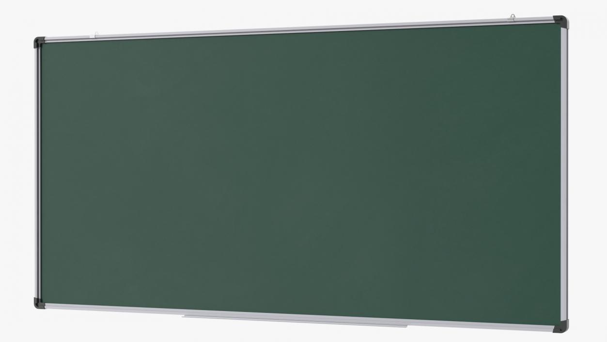 School chalkboard 3D