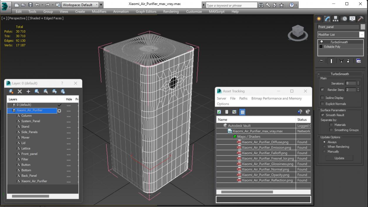 Xiaomi Air Purifier 3D model