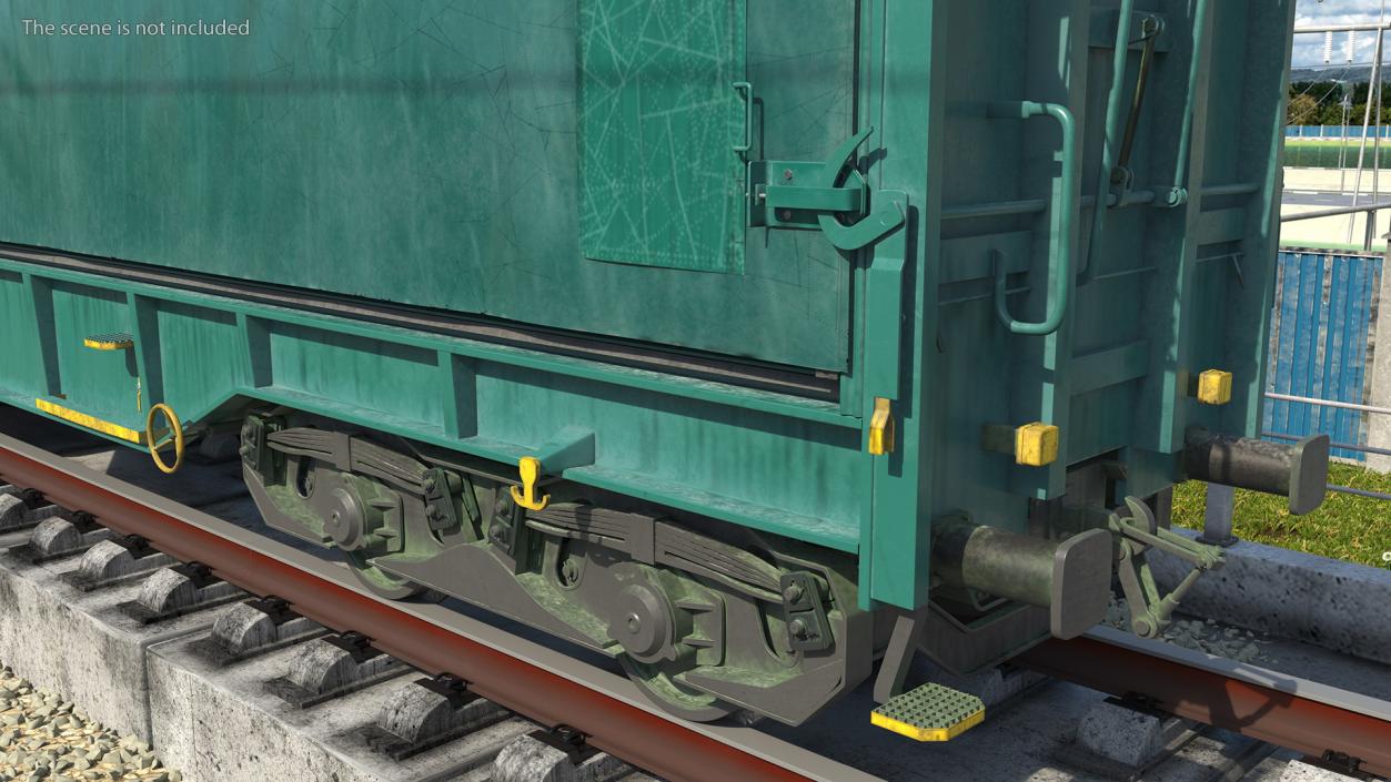 3D Locomotive Canadian Pacific with Tarpaulin Freight Wagon