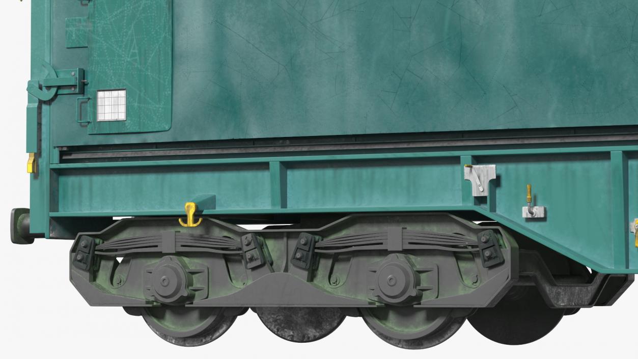 3D Locomotive Canadian Pacific with Tarpaulin Freight Wagon