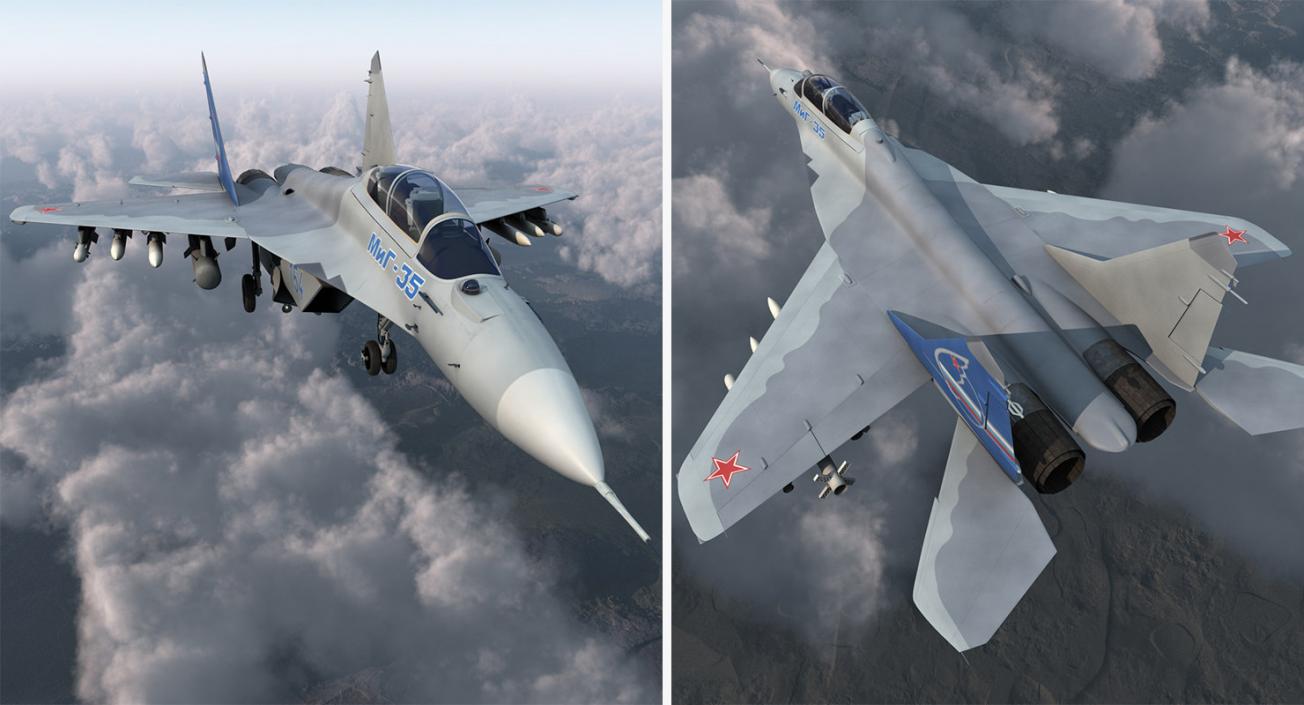 Russian Military Aircrafts 3D Models Collection 2 3D model