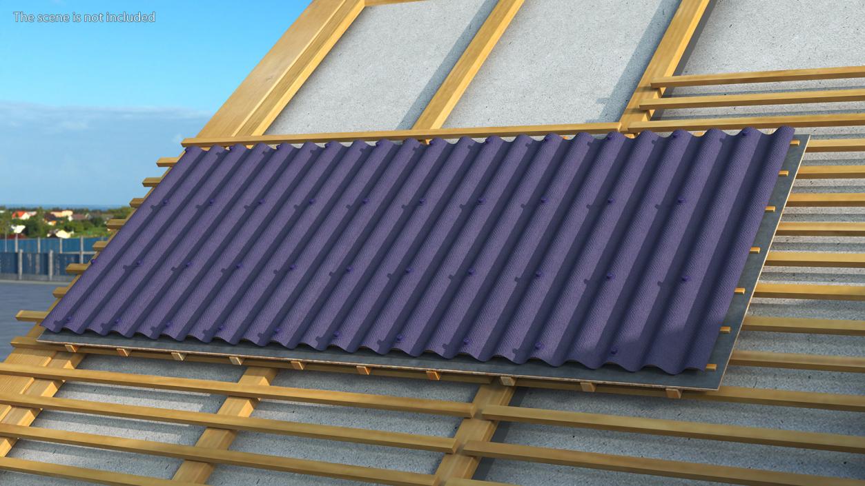 3D Roofing Materials Collection model