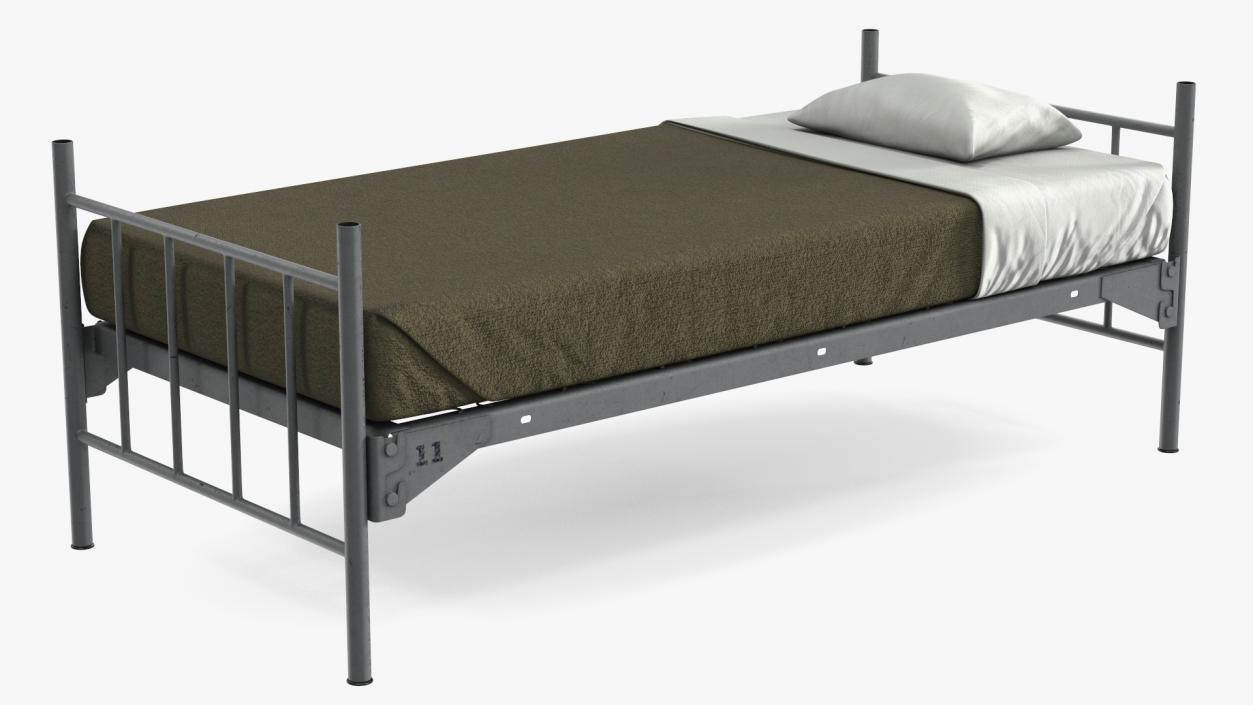 Military Bunk Bed Worn 3D