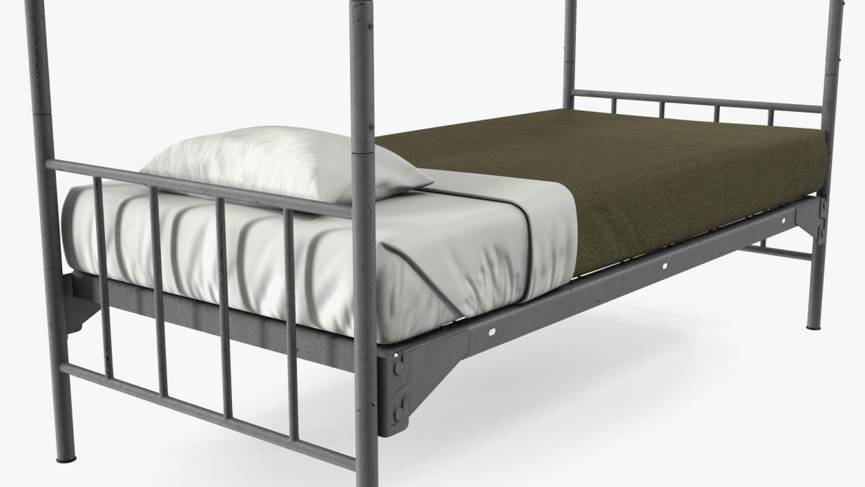 Military Bunk Bed Worn 3D