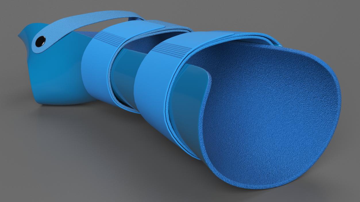 Resting Hand Splint Blue 3D model