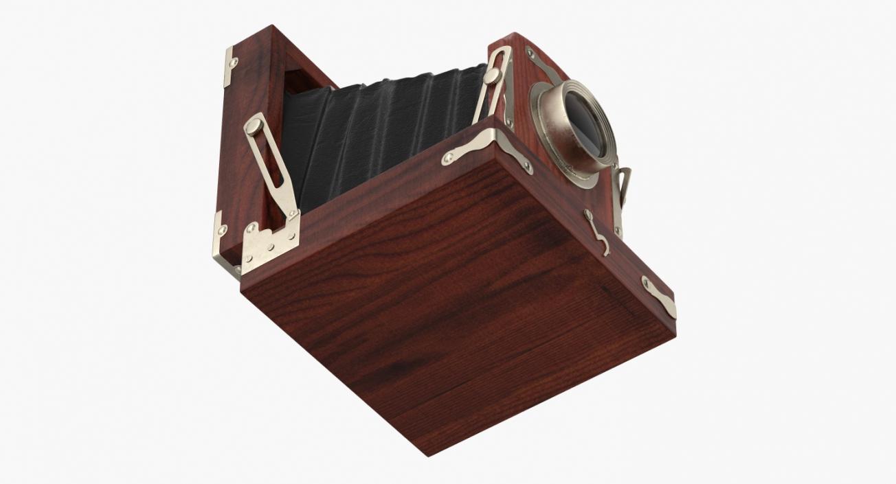 Antique Folding Camera 3D