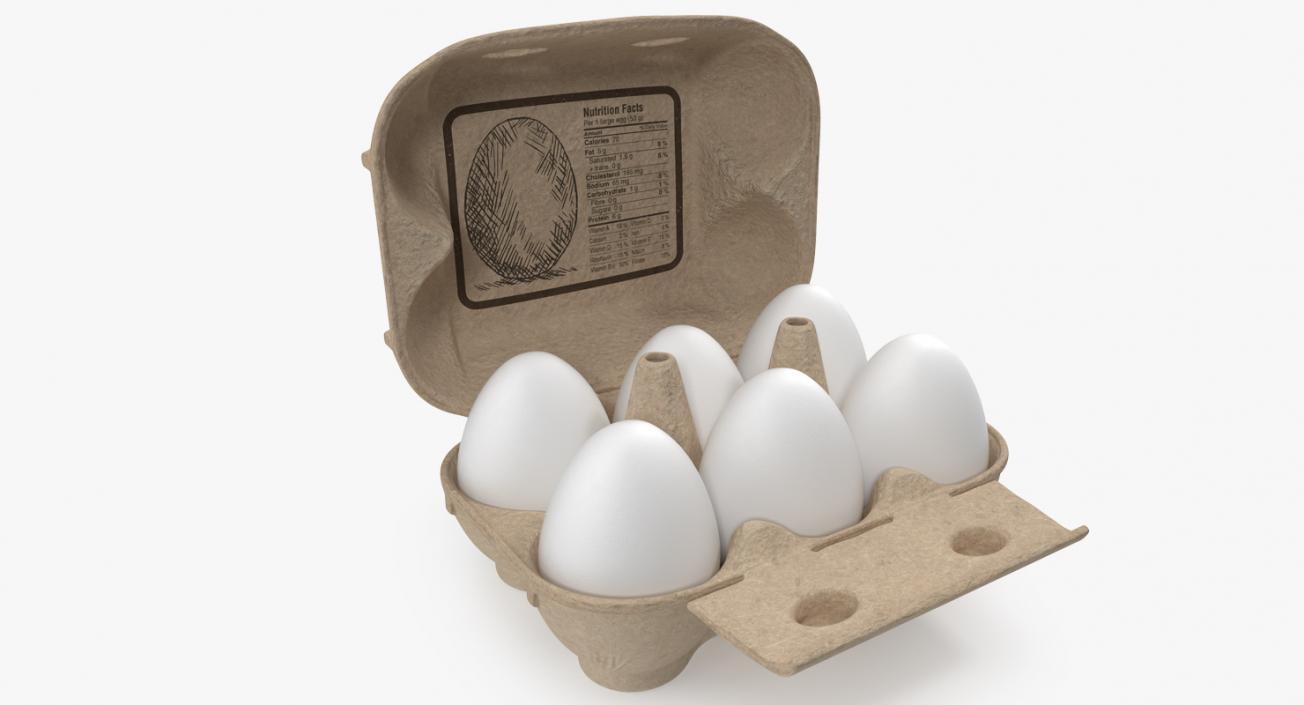 3D model Eggs In Package