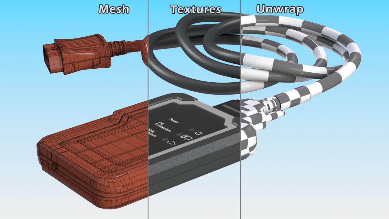 3D Car Diagnostic Scan Tool OFF model