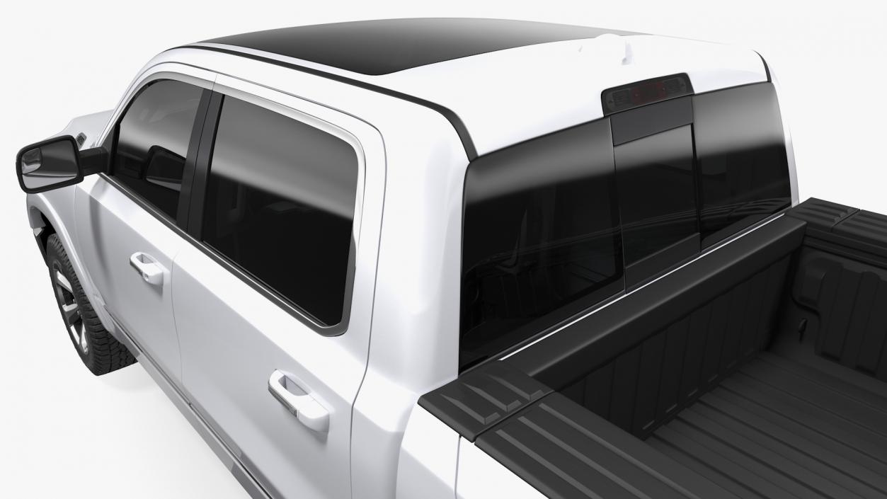 3D Pickup Truck Generic Simple Interior