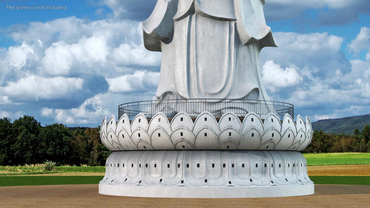 3D model Buddhist Statue Wat Phothikyan Phut Thak Tham