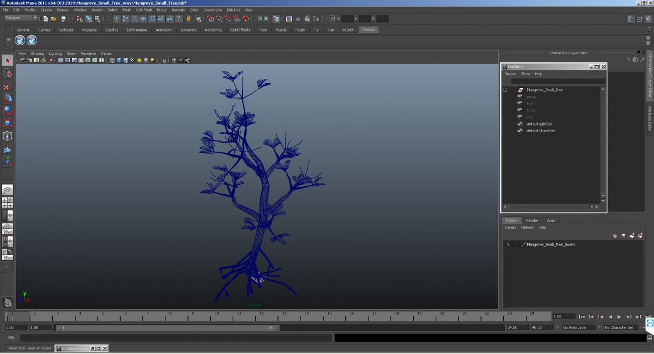 Mangrove Small Tree 3D model