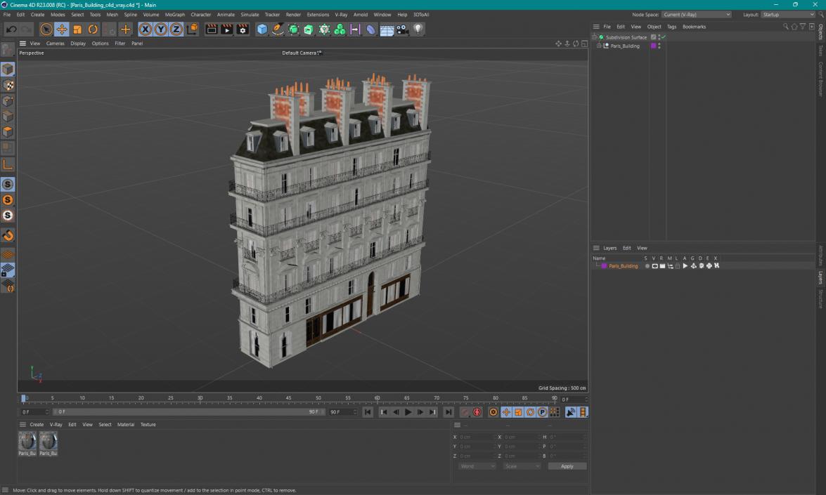 Paris Building 3D model