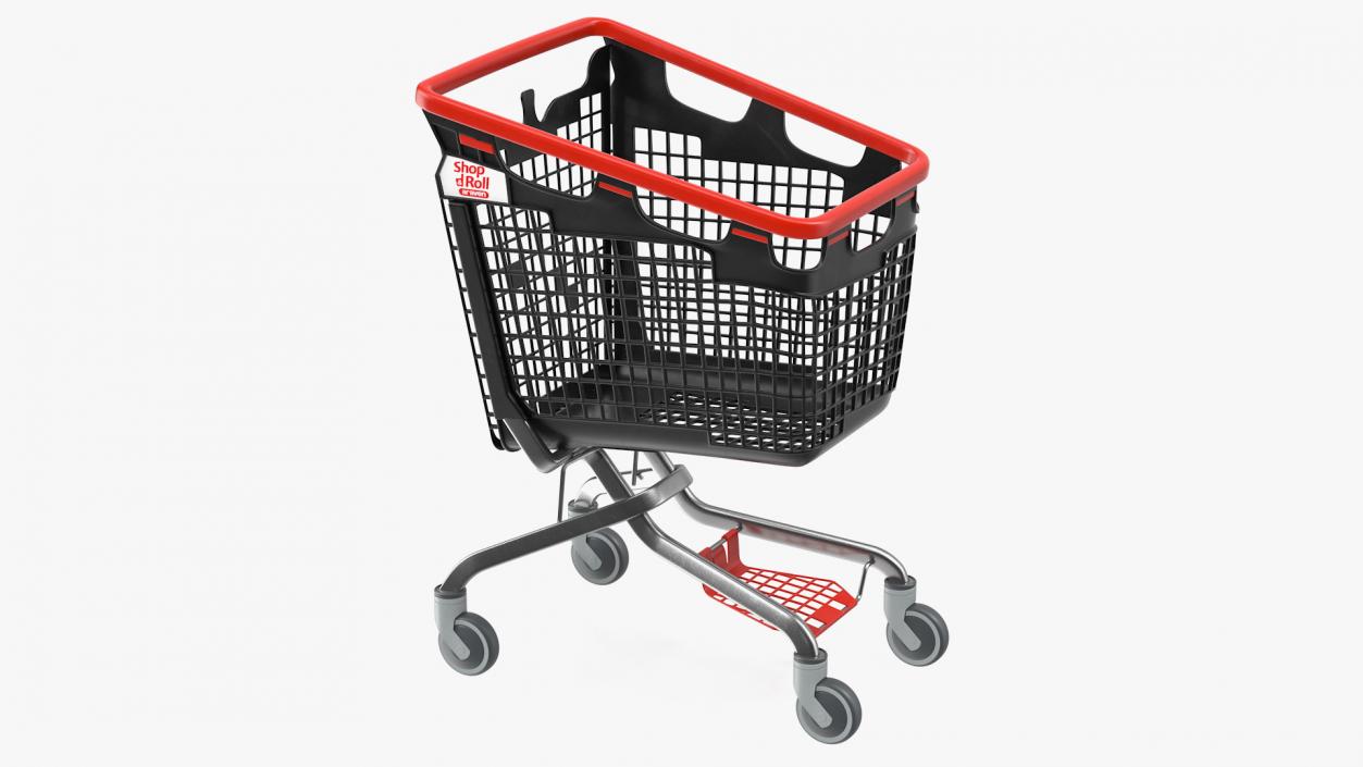 3D Araven Plastic Shopping Trolley LOOP 170L