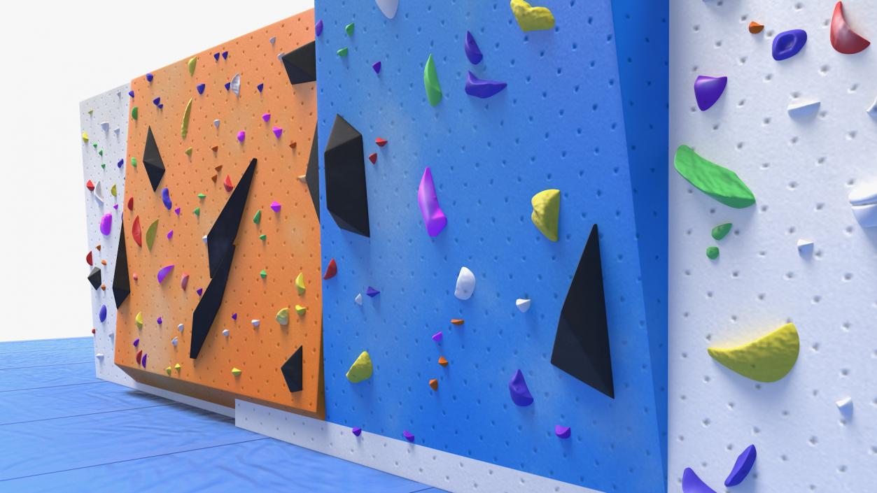 Climbing Bouldering Wall Sports Complex 3D model