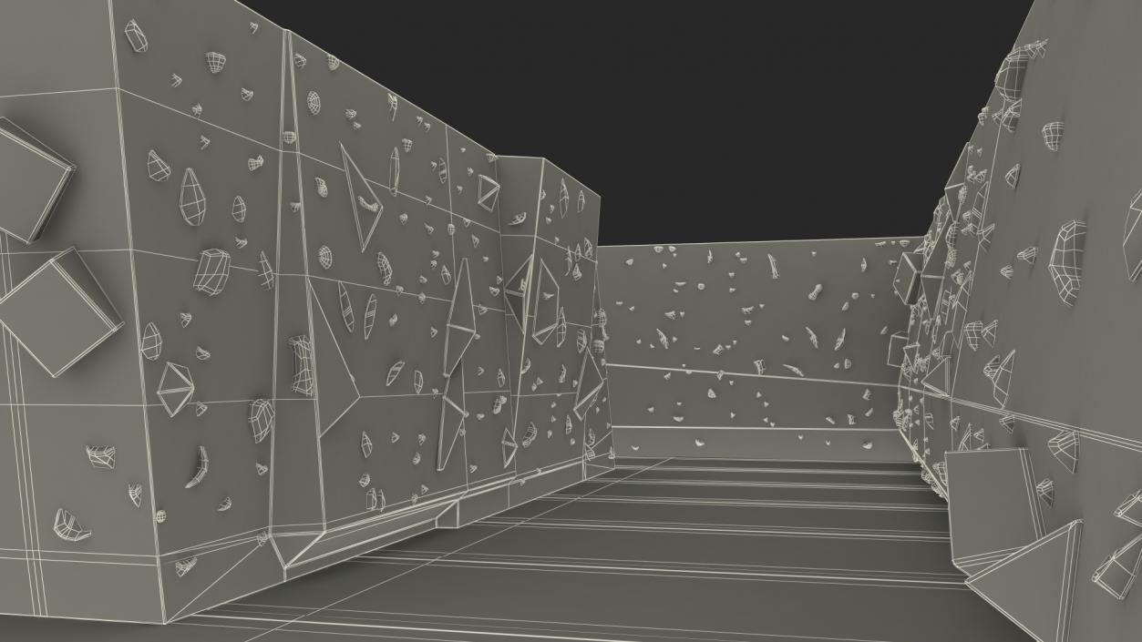 Climbing Bouldering Wall Sports Complex 3D model