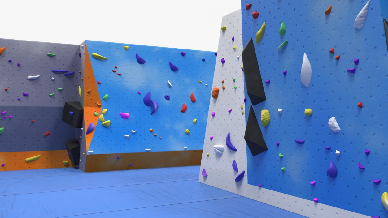 Climbing Bouldering Wall Sports Complex 3D model