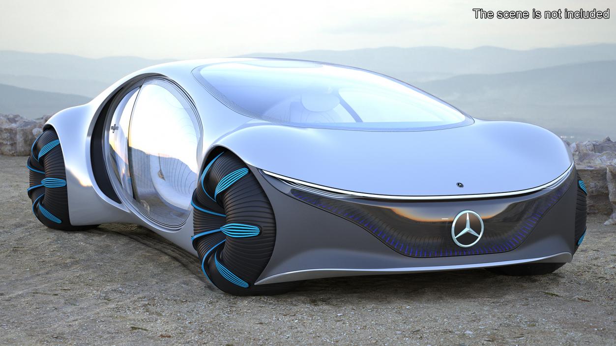 Mercedes Vision AVTR Rigged 3D