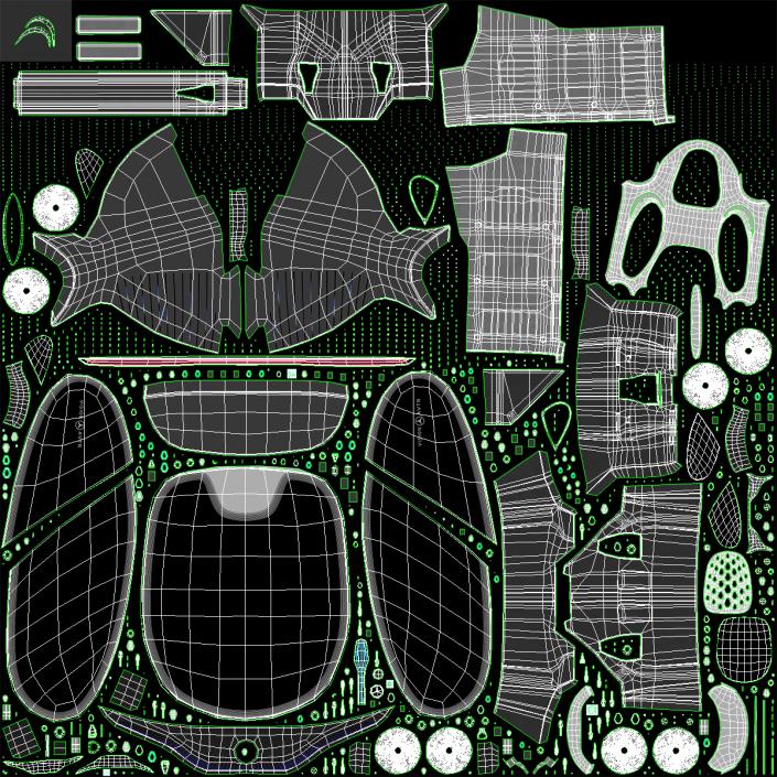 Mercedes Vision AVTR Rigged 3D