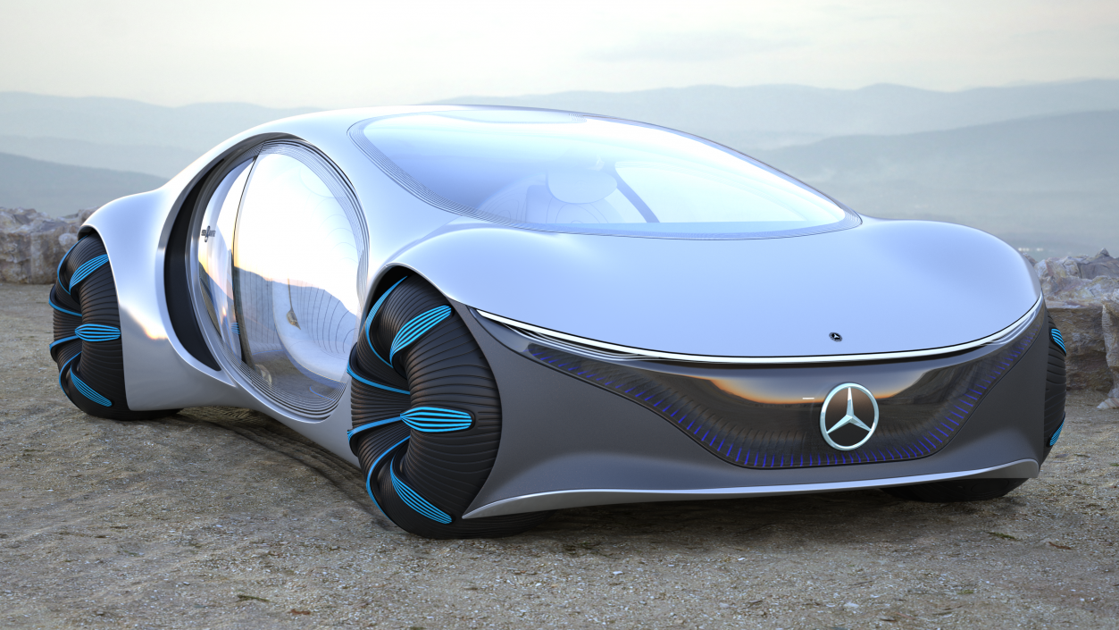 Mercedes Vision AVTR Rigged 3D